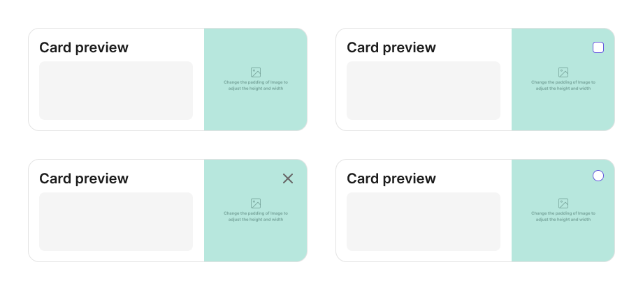 Card preview