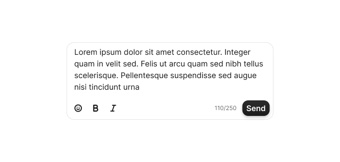 Textarea preview